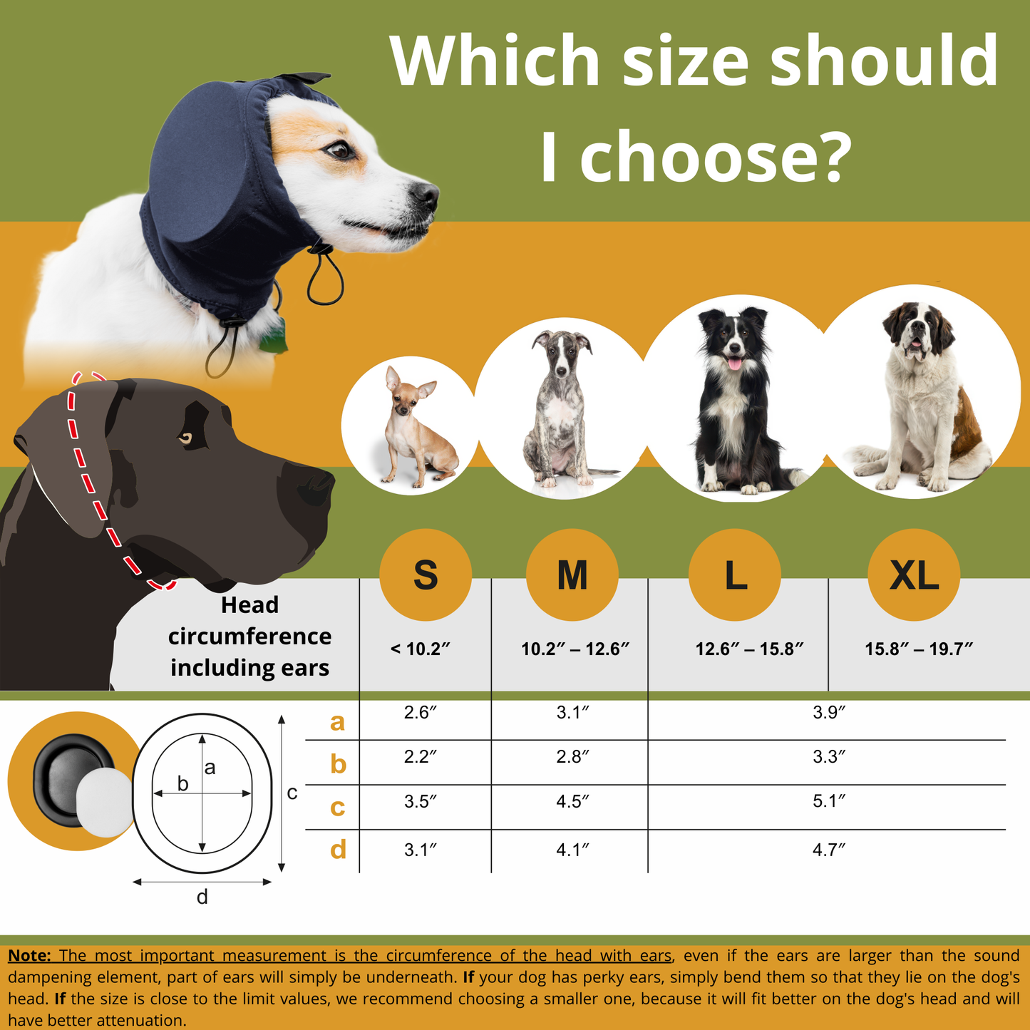 Safe Dogs Ears Noise-Cancelling Dog Ear Muffs X-PRO